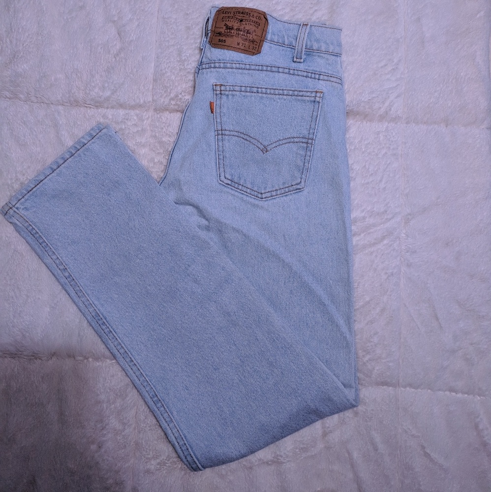VINTAGE ORANGE TAB LEVI 505